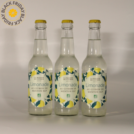 Pack de 3 : Limonade au Citron de Menton Bio