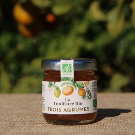 Confiture Bio aux Trois Agrumes