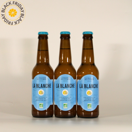 Pack de 3 : Bière Blanche au Citron de Menton Bio