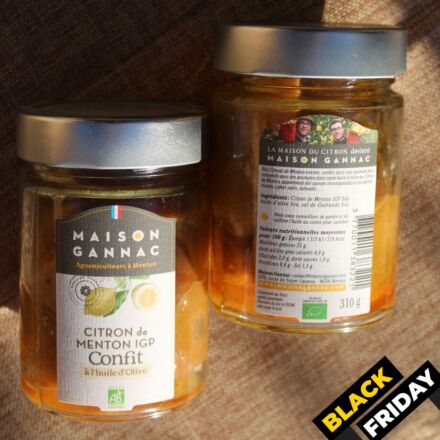 Pack de 2 : Citron de Menton Confit à l'Huile d'Olive Bio