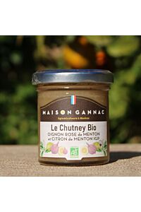 Chutney Bio Oignon rose et Citron de Menton